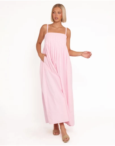 Petal & Pup - Corfu Midi Dress - Pink