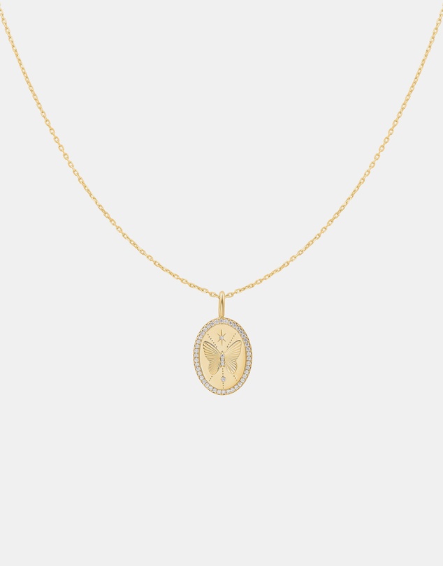 Ania Haie - Gold Butterfly Pendant Necklace