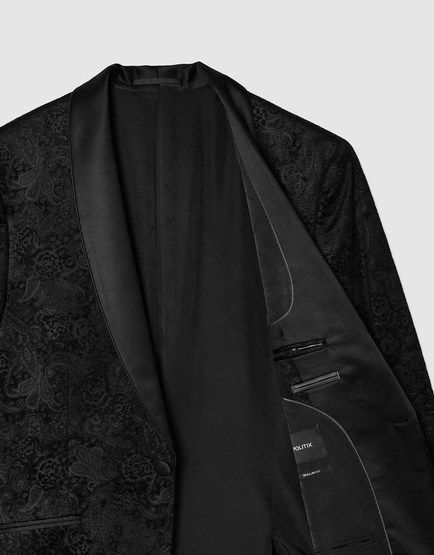 Politix - Gerald Velvet Paisley Tuxedo Jacket