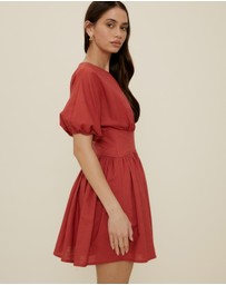 The Fated - Gallery Waisted Mini Dress
