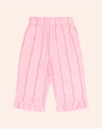 Huxbaby - Strawberry Stripe Culottes - ICONIC EXCLUSIVE - Babies-Teens
