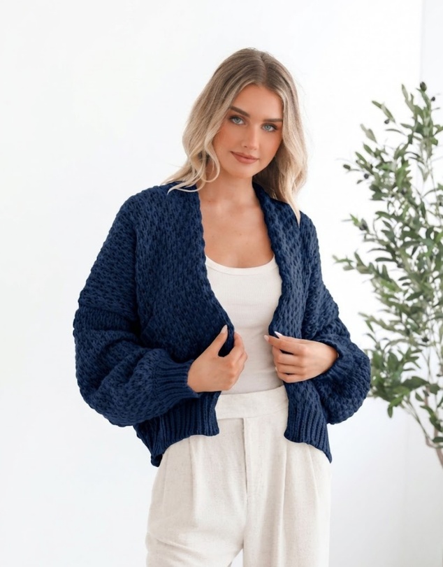 Esther & Co - Dorine Cardigan - Navy