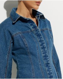 Calli - Lily Denim Scultped Jacket