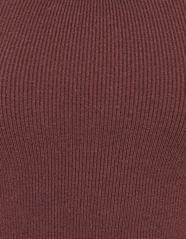 Petal & Pup - Berenice Ruffle Hem Knitted Top - Brown