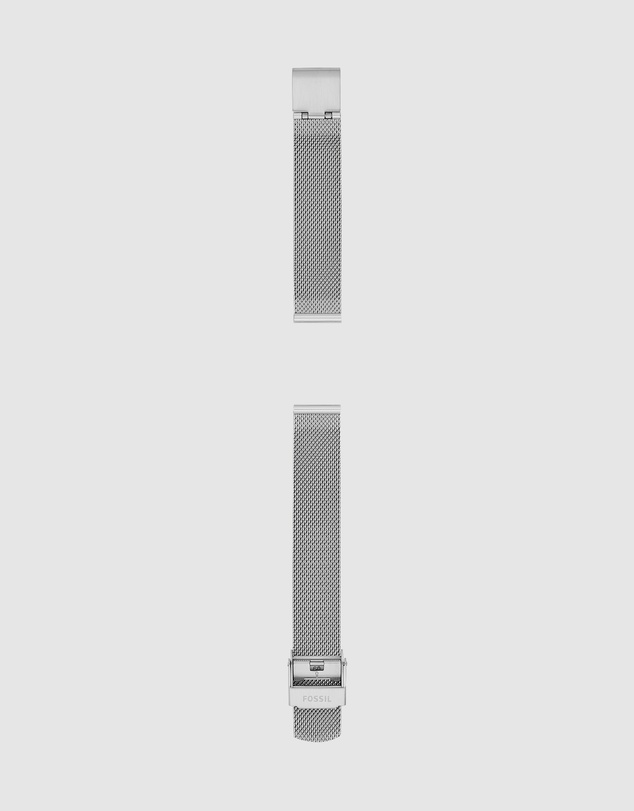 Fossil - Silver-Tone Strap Bar - Ladies