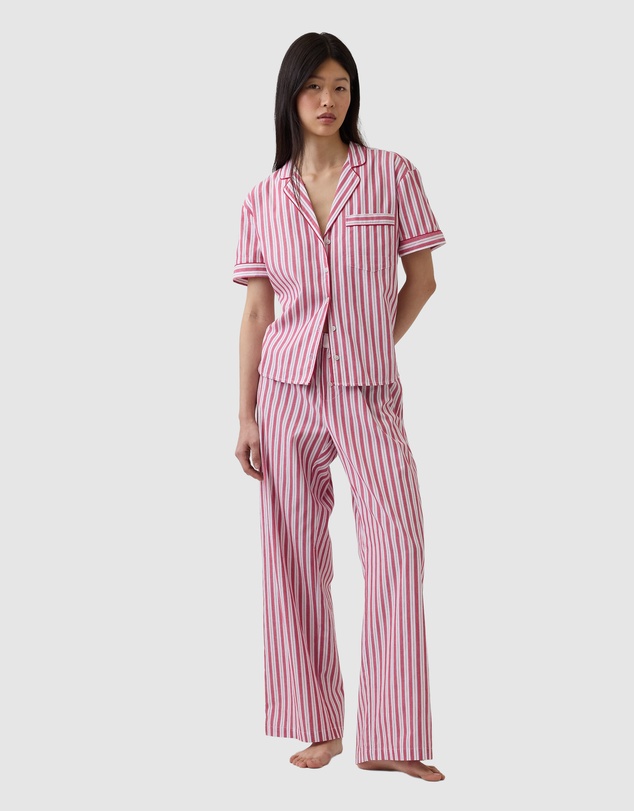 GAP - Poplin PJ Logo Pants