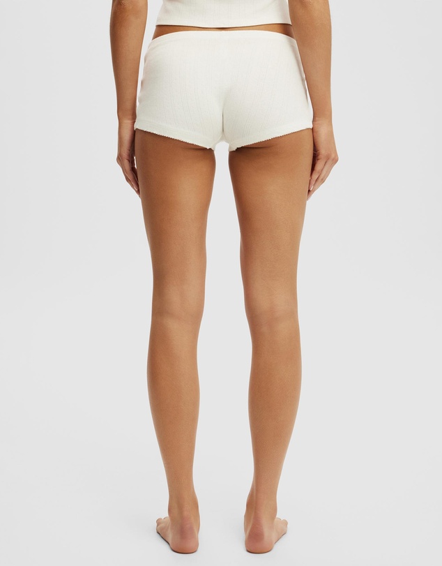 Cotton On Body - Dreamy Soft Pointelle Micro Shorts