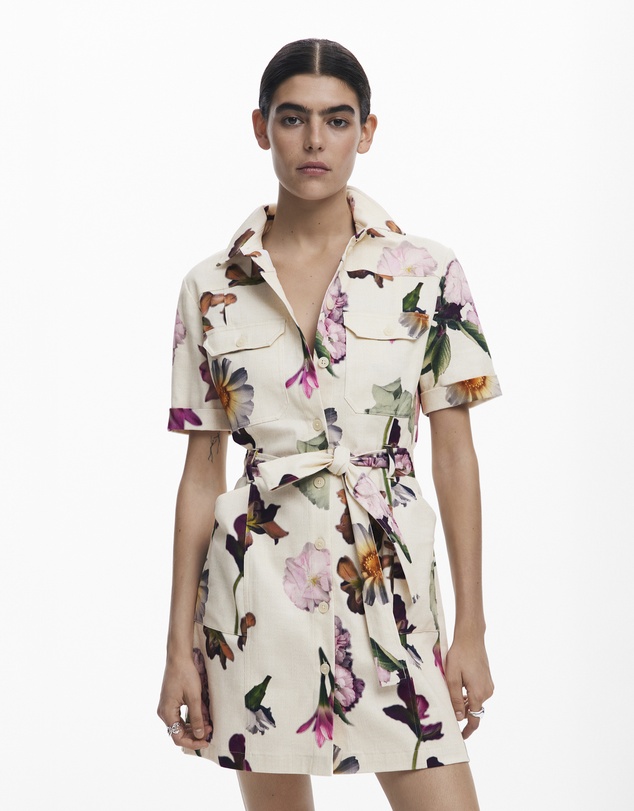 Desigual - Floral shirt dress