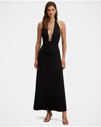 Forever New - Behati Jersey Halter Neck Midi Dress
