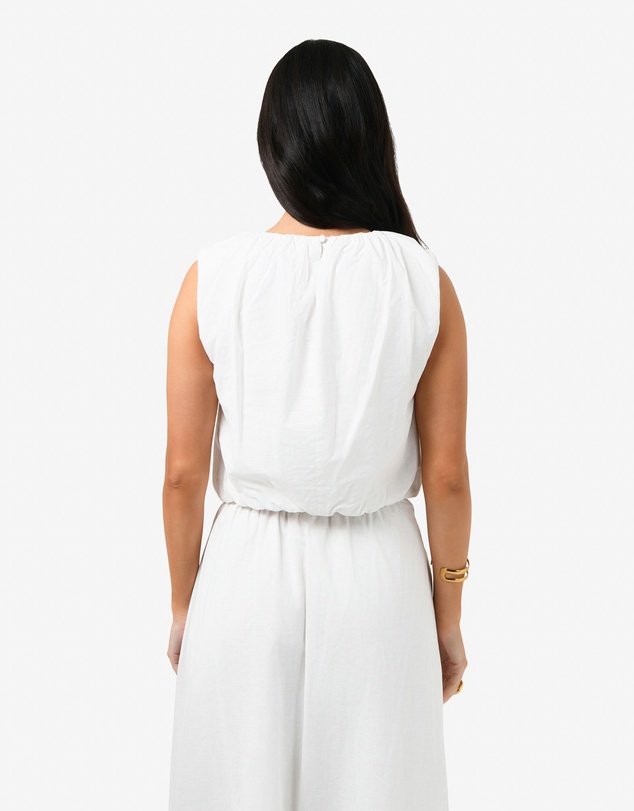 Forcast - Kenya Rouched Linen Top