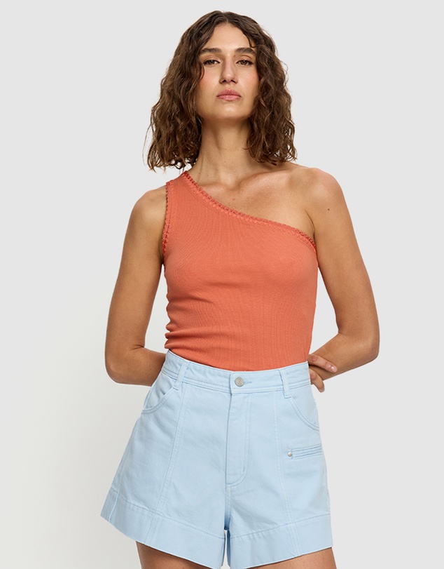 KIVARI - Tallulah One Shoulder Tank