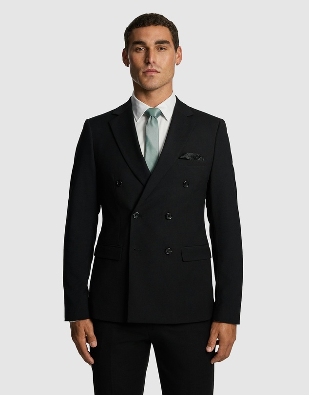 yd. - Dante Double Breasted Stretch Suit Jacket