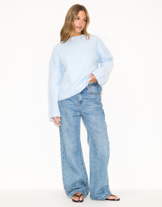 Dazie - Talia Fluffy Knit Jumper
