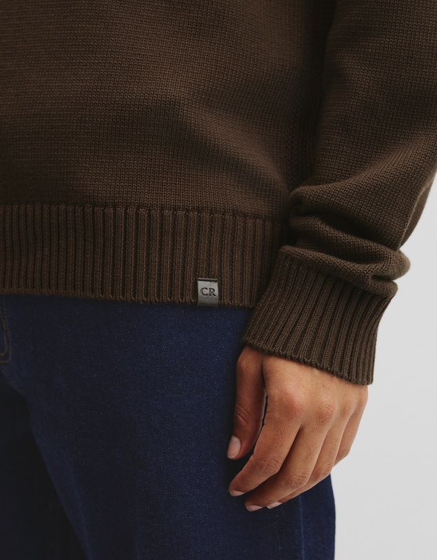 Country Road - Australian Good Earth Cotton Half Zip Knit
