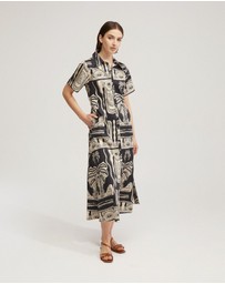 Oxford - Jasmine Printed Shirt Dress