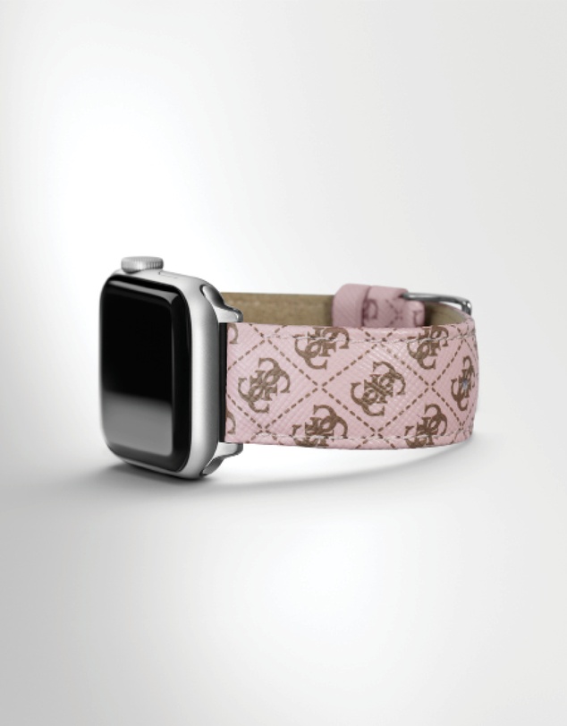 GUESS - Guess Apple Band - Pink Quattro Logo Textured 38-40mm