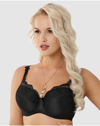 Nessa - Abbi Wired Padded Large Cup Bra with Lace