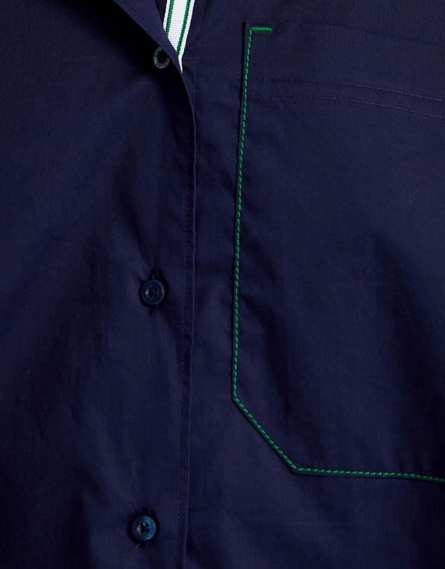 Oxford - Ariel Tape Trim Cotton Shirt