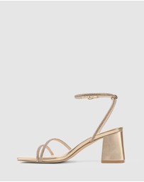 Verali - Strawberry Block Heel Sandals