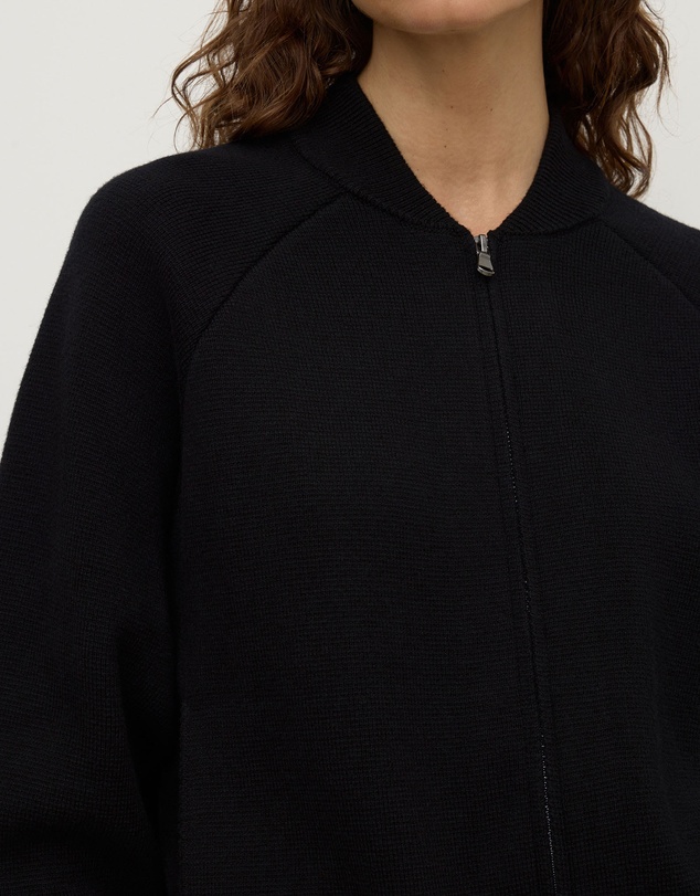 Assembly Label - Talia Milano Knit Bomber Jacket