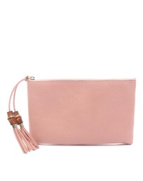 Pre-Loved by Azura Reborn - Pre-Loved Calfskin Bamboo Clutch