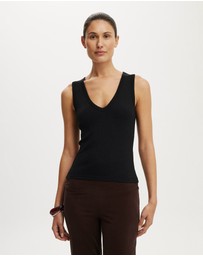 Cotton On - Deep V Tank