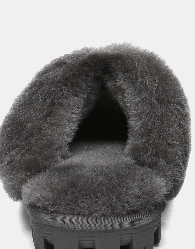 EVERAU - Australian Shepherd Ugg Waffle Slipper Sheepskin Upper House Shoes