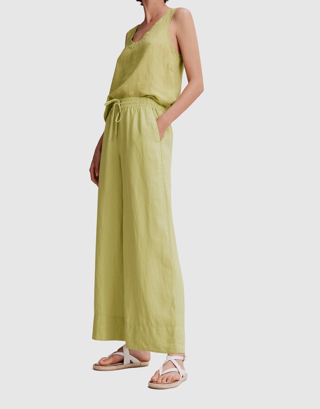 Country Road - Organically Grown French Linen Palazzo Pant