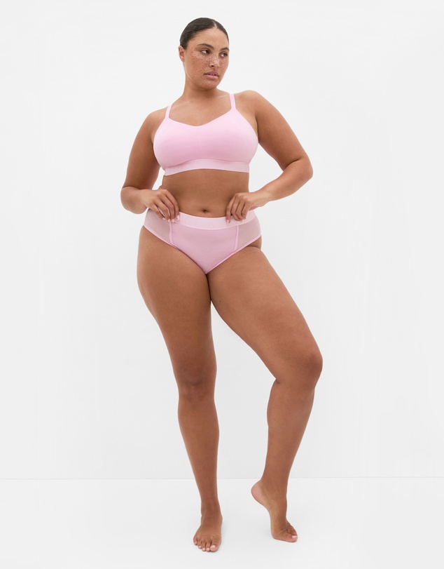 City Chic - Signature Ccx Wireless Bra - Cherry Blossom