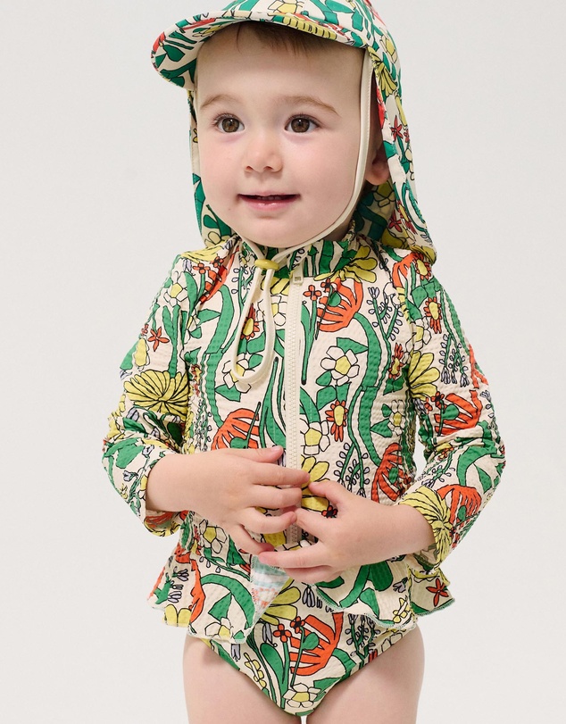 Bobo Choses - Colour Herbalist All Over Swim Overalls - Babies