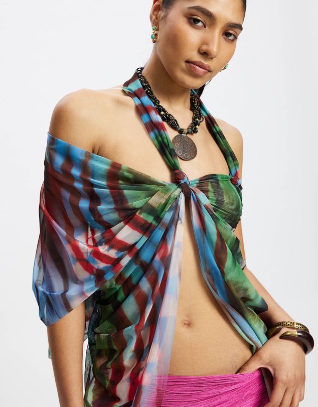 Jaded London - Asymmetric Longline Bra Top