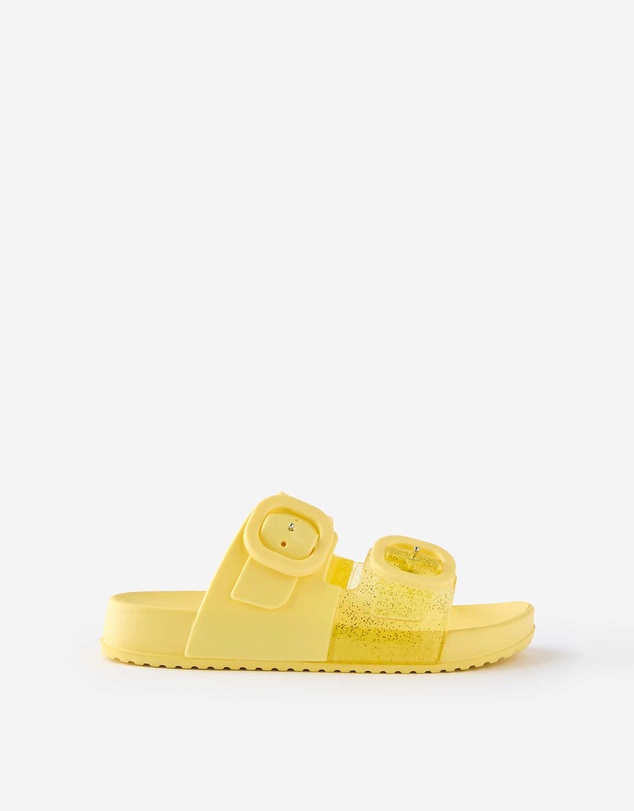 Cotton On Kids - Kids Double Buckle Jelly Slide