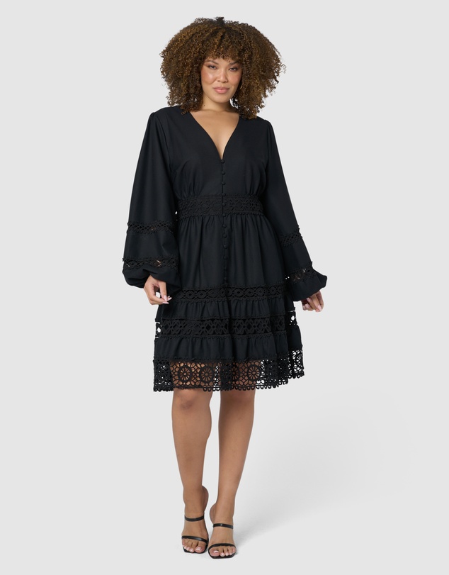 Something 4 Olivia - Zaliah Lace Mini Dress