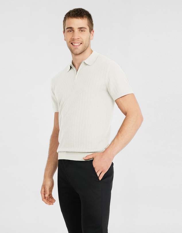 Tarocash - Darius Zip Knit Polo