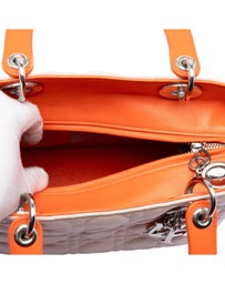 Pre-Loved by Azura Reborn - Pre-Loved Medium Tricolor Lambskin Cannage Lady Dior