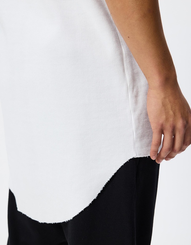 Surrounded By Ghosts - The Arsenic Relaxed Waffle Knit Long Tail T-Shirt