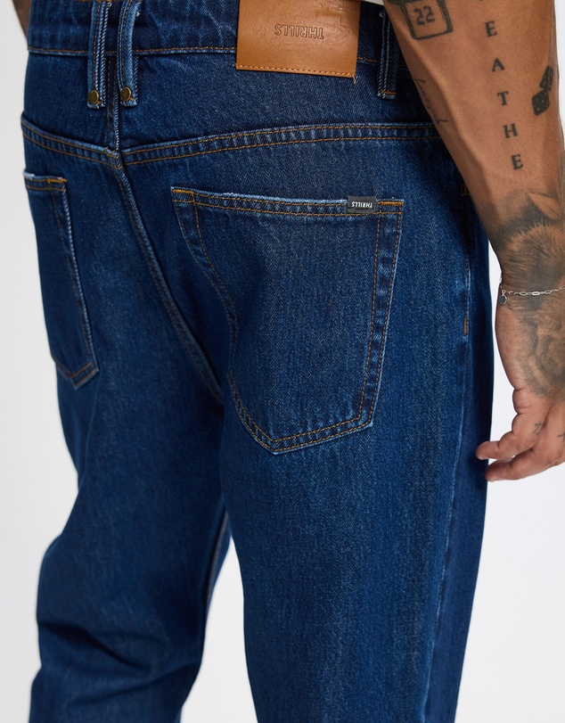 Thrills - Chopped Slim Straight Cropped Denim Jeans