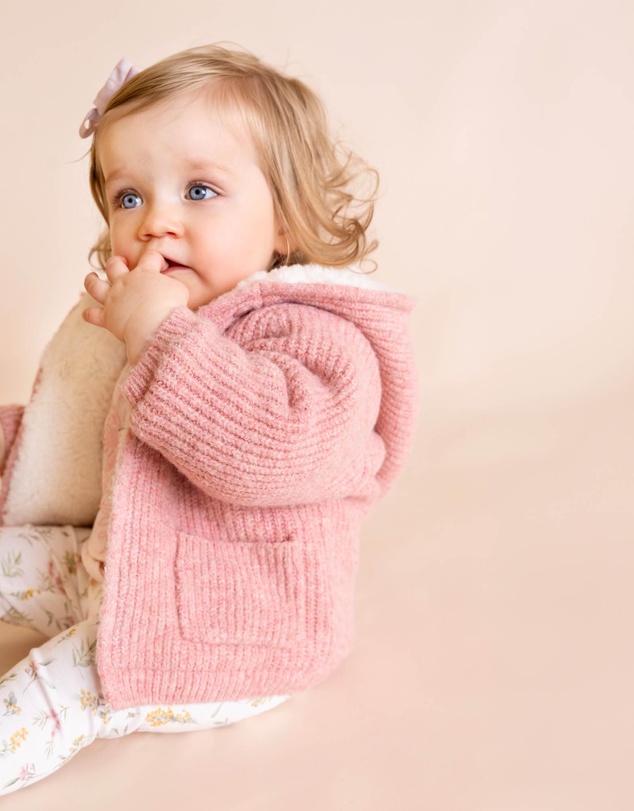 Bebe by Minihaha - Knitted Hooded Jacket - Babies