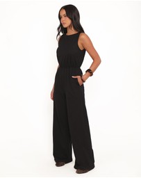 Petal & Pup - Sansa Stretch Jumpsuit - Black