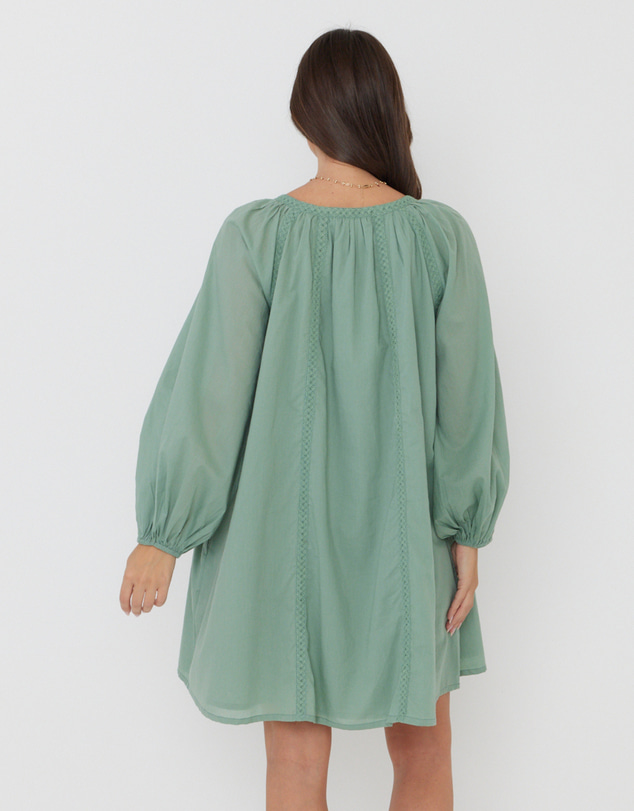 ALEXANDRA - Silta Dress Sage