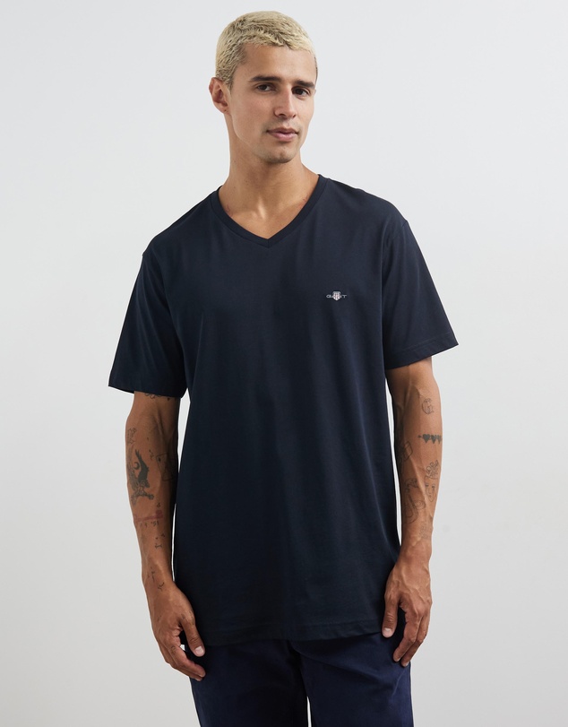 Gant - Slim Shield V-Neck T-Shirt