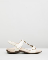 Vionic - Farra Adjustable Sandal - Cream Woven