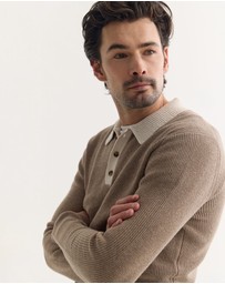 Oxford - Sam Contrast Collar Knit