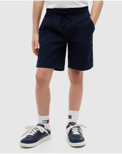 Tommy Hilfiger - Essential Relaxed Paper Touch Shorts - Teens