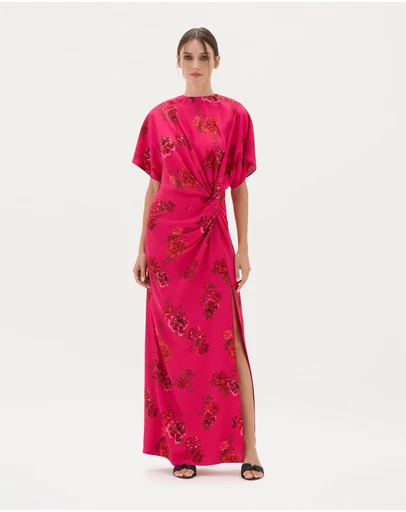 Muma World - Magenta Bloom Zaira Dress
