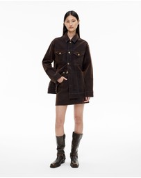 Witchery - Flocked Denim Jacket