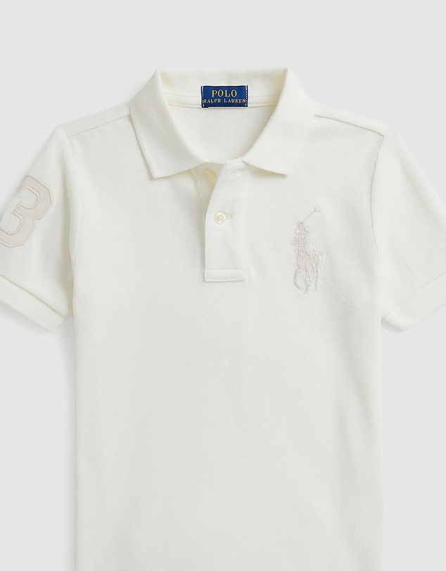 Polo Ralph Lauren - Big Pony Cotton Mesh Polo Shirt - Kids