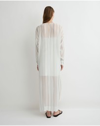BONDI BORN - Capri Silk Tunic Dress
