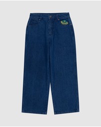 Santa Cruz - Multi Cruz Stack Alien Jeans - Kids
