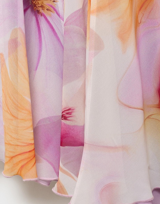 M.N.G - Paula Floral Ruffled Dress